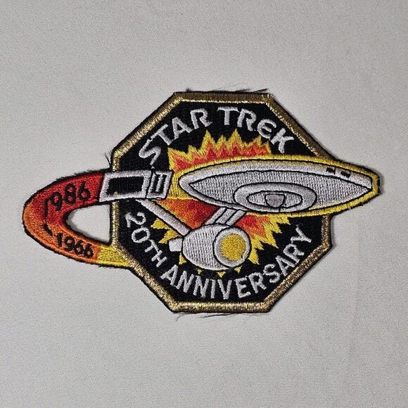 Star Trek Other - Vintage Star Trek 20th Anniversary "1966 to 1986" Embroidered Patch